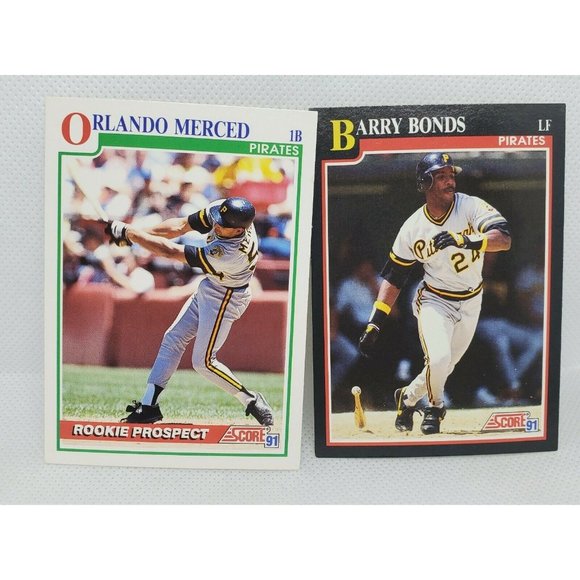 Vintage Mixed Lot Of 6 Mixed Player Pittsburgh Pirates Score 1991 Baseball Cards - Picture 6 of 8